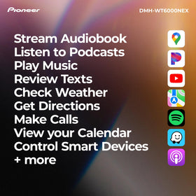 Pioneer DMH-WT6000NEX PxLink app for personalized home screen shortcuts.