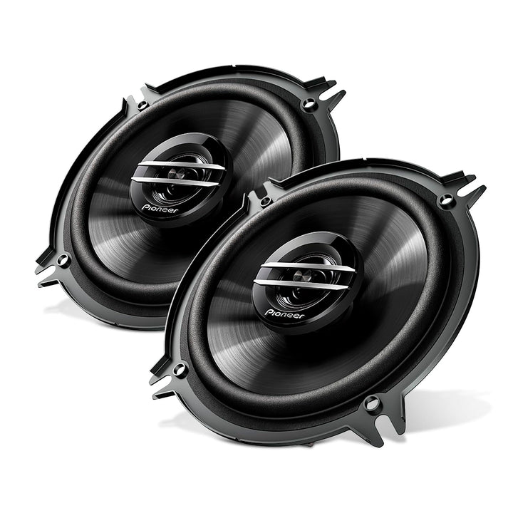 PIONEER front view of speaker pair showing grille and mounting for easy upgrade