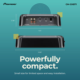 GM-DX871 bridgeable operation adds flexibility to your setup.