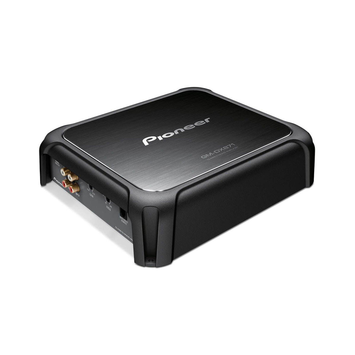 The Pioneer GM-DX871 compact design enables easy under-seat installation.