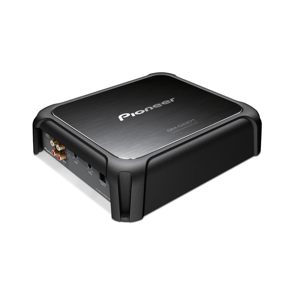 The Pioneer GM-DX871 compact design enables easy under-seat installation.