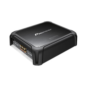 Pioneer GM-DX874 front view showing compact Class D amplifier design for space-saving installation.