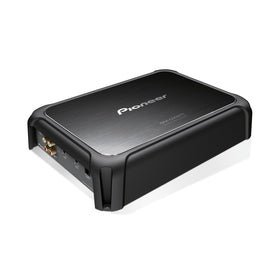 Pioneer GM-DX971 front view highlights compact design for tight install spaces.