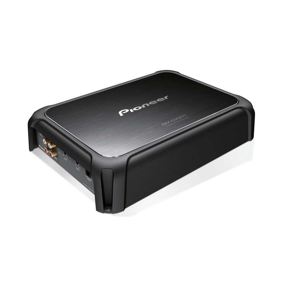 Pioneer GM-DX971 front view highlights compact design for tight install spaces.