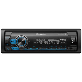Pioneer MVH-S310BT MIXTRAX playback demonstrating continuous party-style mixes