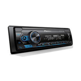 PIONEER MVH-S322BT front panel for deterring theft with a removable faceplate