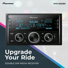 Pioneer MVH-S622BS USB input for direct playback and charging