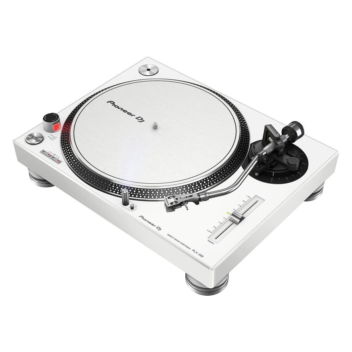 Pioneer PLX-500-W front view for versatile vinyl DJing