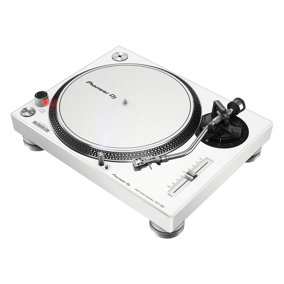 Pioneer PLX-500-W front view for versatile vinyl DJing