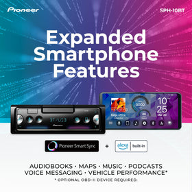 Pioneer SPH-10BT MIXTRAX creates seamless, DJ-style transitions.