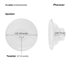 PIONEER boxed pair with label showing model and specs for confident purchase