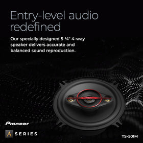 PIONEER tweeter and super tweeter detail showing crisp high-frequency clarity