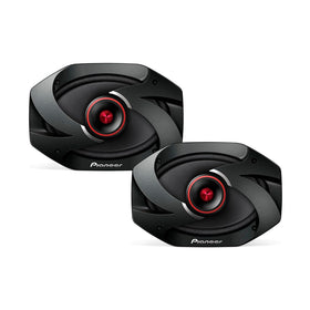 Pioneer TS-6900PRO 6x9 cone close-up highlighting powerful midbass clarity