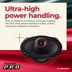 Pioneer TS-6900PRO bullet tweeter detail emphasizes crisp highs
