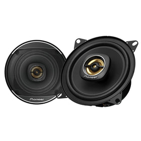 Pioneer TS-A1081F 4in front view shows the 2-way design for clearer mid and high tones