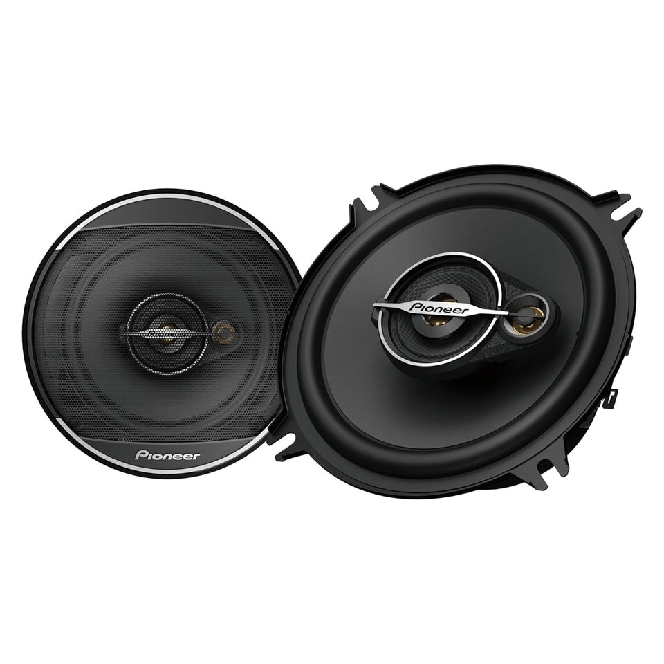 Pioneer TS-A1371F 3-Way design for balanced, detailed sound across frequencies.