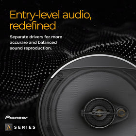 Pioneer TS-A1371F crisp highs for clear road vocals.