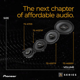 Pioneer TS-A1371F stock replacement option with reliable performance.