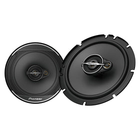 Pioneer TS-A1671F 6.5-inch coaxial speaker for enhanced clarity and fuller music on the road.