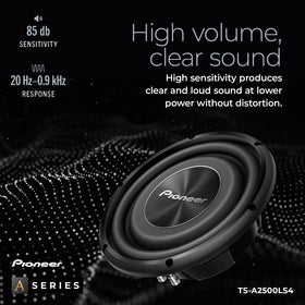 PIONEER TS-A2500LS4 delivers up to 1200W max for impactful sound