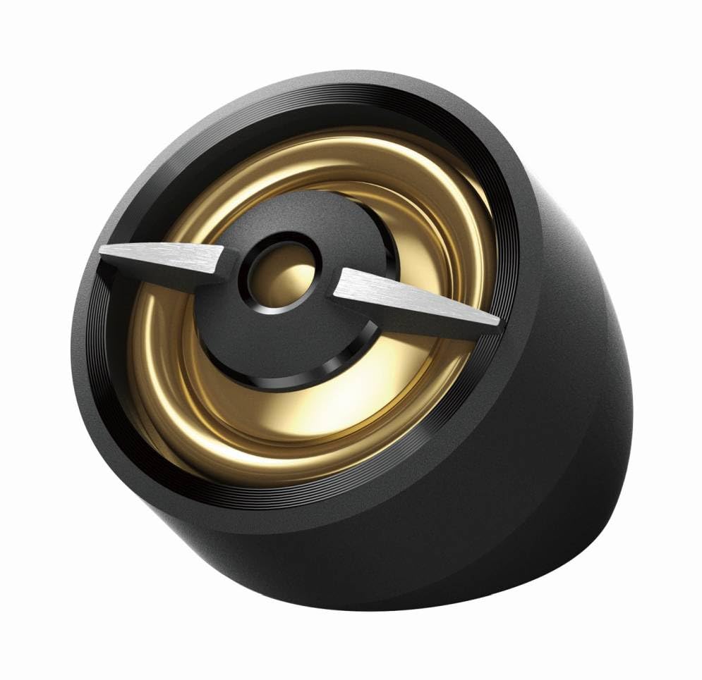 PIONEER tweeter installed in door panel offering clearer vocals