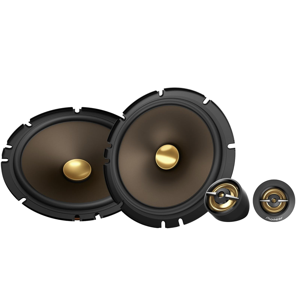 Pioneer TS-A653CH 6.5-inch speaker front view for clearer car audio.