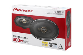PIONEER TS-A6971F front view with black and gold accents
