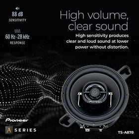 Pioneer TS-A878 next to ruler for scale and correct fitment verification