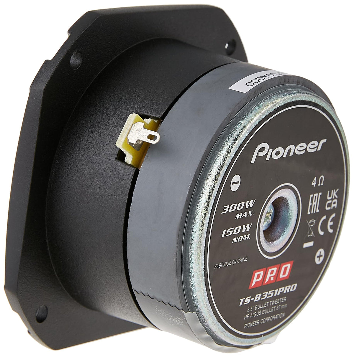 PIONEER TS-B351PRO frequency 3kHz–22kHz provides immersive highs.