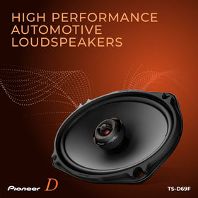 Pioneer TS-D69F peak power label up to 330W.