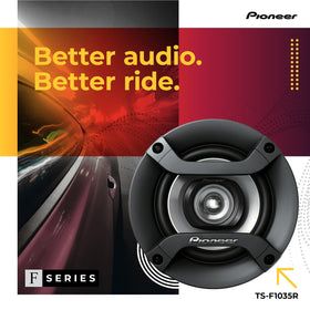PIONEER TS-F1035R cone close-up revealing texture for improved clarity