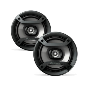 Pioneer TS-F1634R front view showing grille and clean design for easy OEM replacement