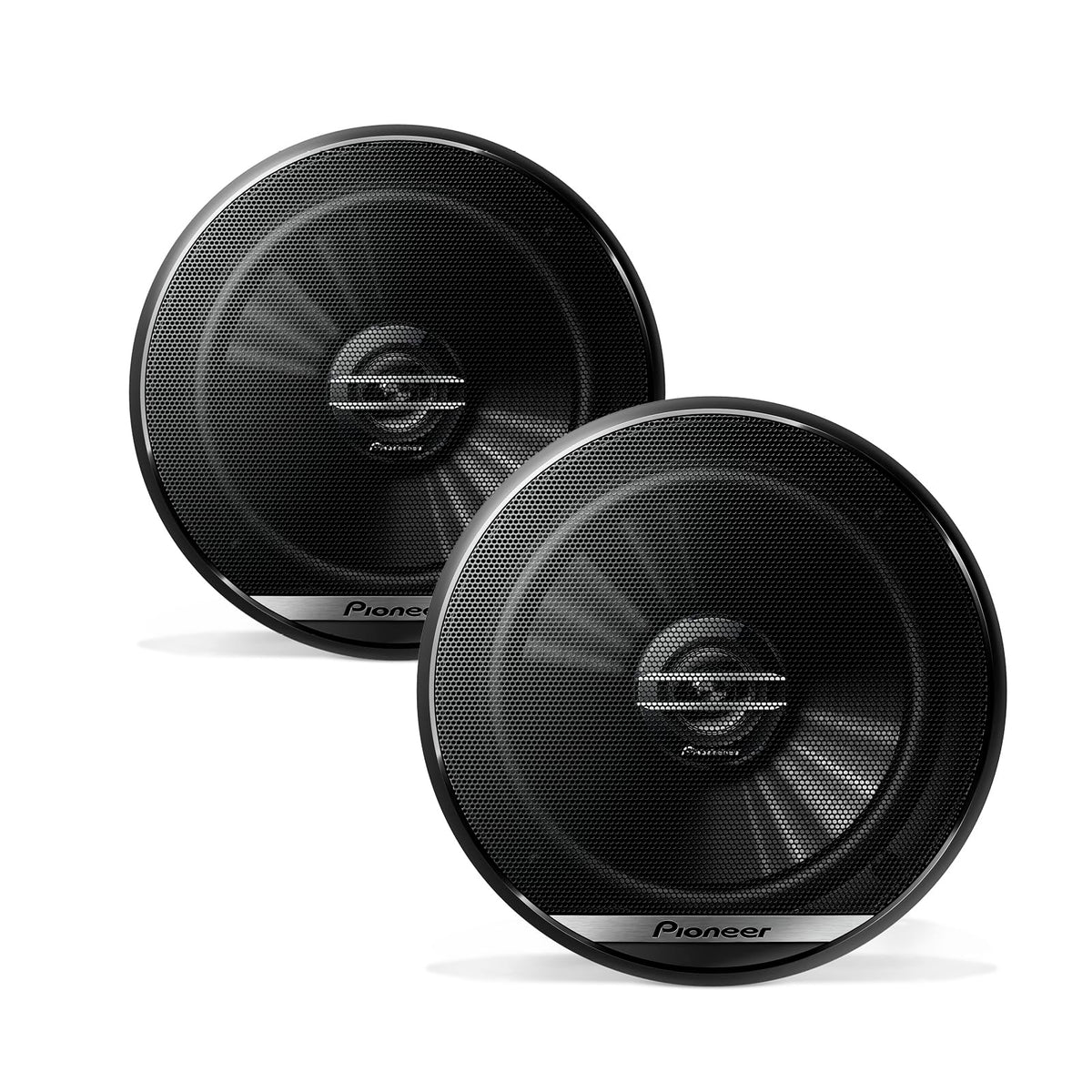 PIONEER TS-G1620F front view showing grille and mounting, delivers balanced sound