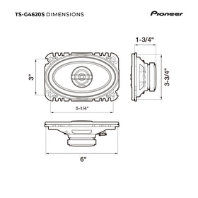 PIONEER product label and specs close-up aiding correct model identification