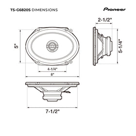 PIONEER speaker installed in car door demonstrating plug-and-play benefit