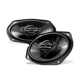 PIONEER TS-G6930F 6x9 3-way coaxial speaker in action delivering clear, dynamic sound.