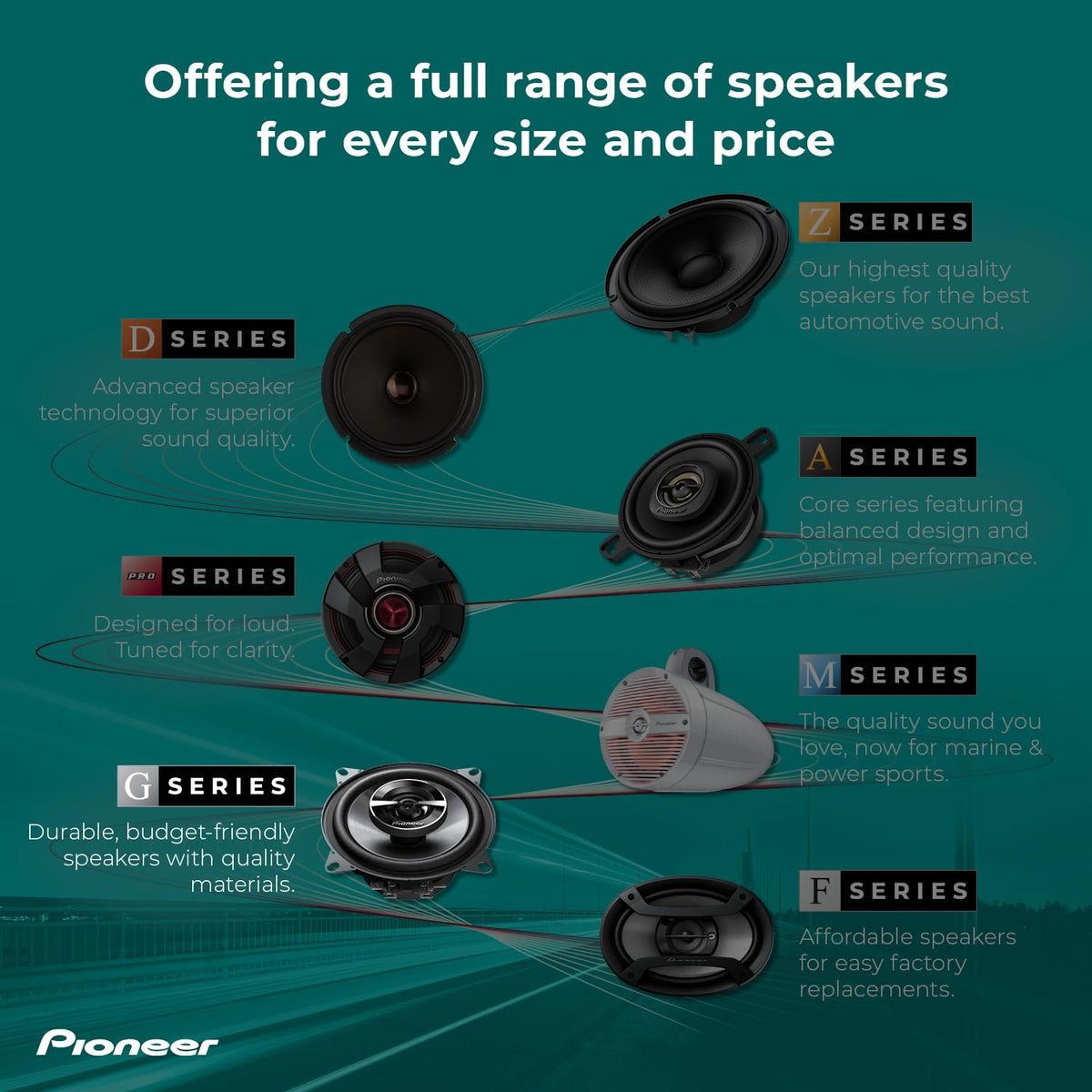 PIONEER TS-G6930F direct replacement for factory speakers enhances stock setup.
