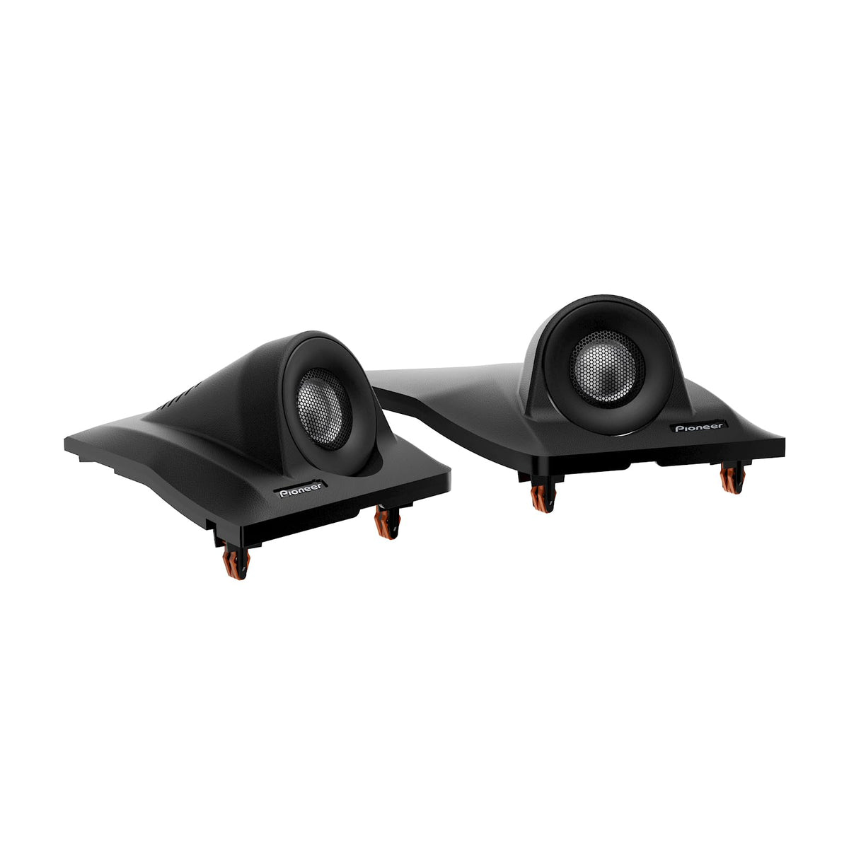 Pioneer TS-H150-RA front-dash tweeters delivering crisp high frequencies for RAV4 clarity.