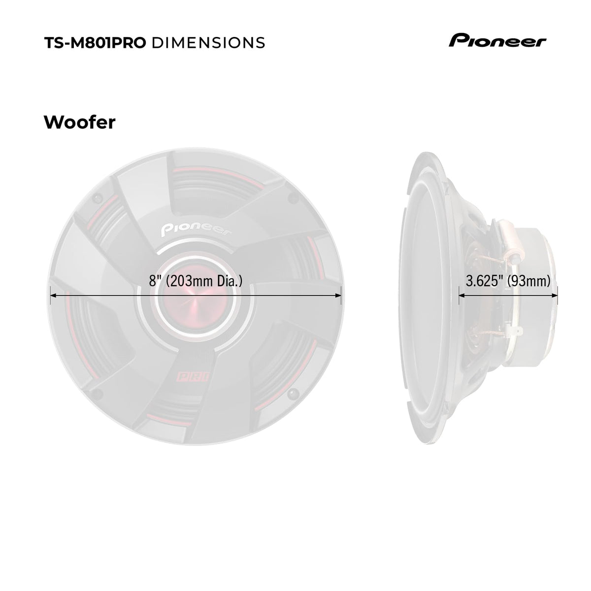 PIONEER TS-M801PRO dashboard install delivers clear vocals in daily driving.