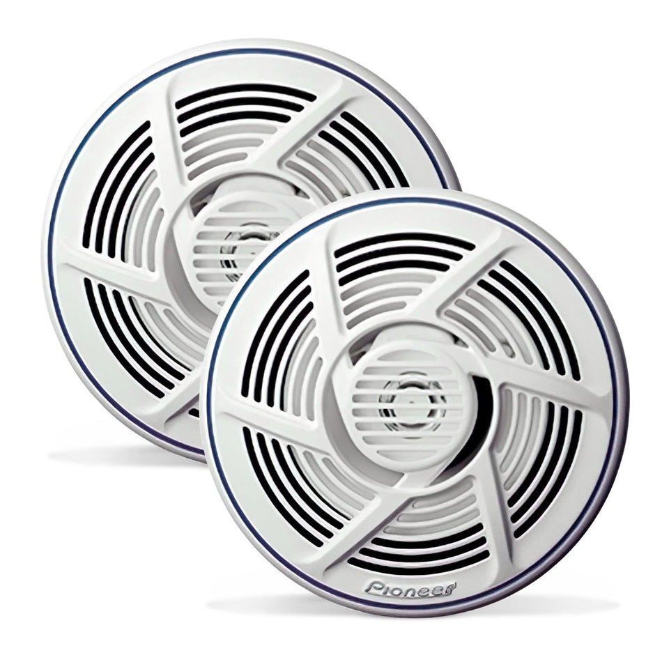 PIONEER TS-MR1640 water-resistant marine speakers for boats delivering clear mids and highs.