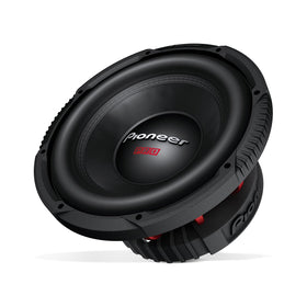 PIONEER TS-W3020PRO front view shows compact mounting and powerful bass potential.