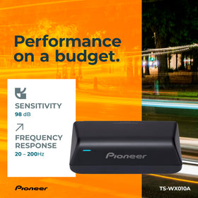 Pioneer TS-WX010A ideal for EVs and hybrids with low power draw.