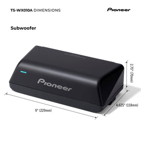 Pioneer TS-WX010A compatible with factory or aftermarket radios for easy upgrade.