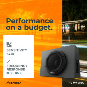 Pioneer TS-WX1210A high-level input showing broad radio compatibility.