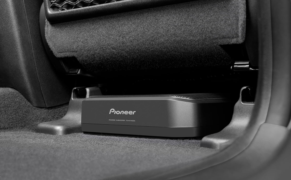 Pioneer TS-WX140DA size and dimensions highlight space-saving design