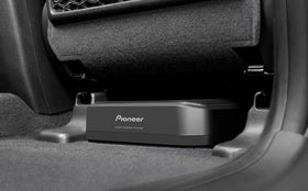 Pioneer TS-WX140DA size and dimensions highlight space-saving design