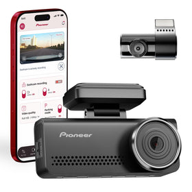 Pioneer VREC-Z820DC front view with 139° lens for comprehensive road coverage