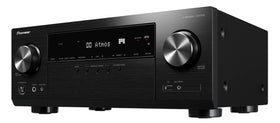 Pioneer VSX-935 front panel view showing sleek controls for quick setup.