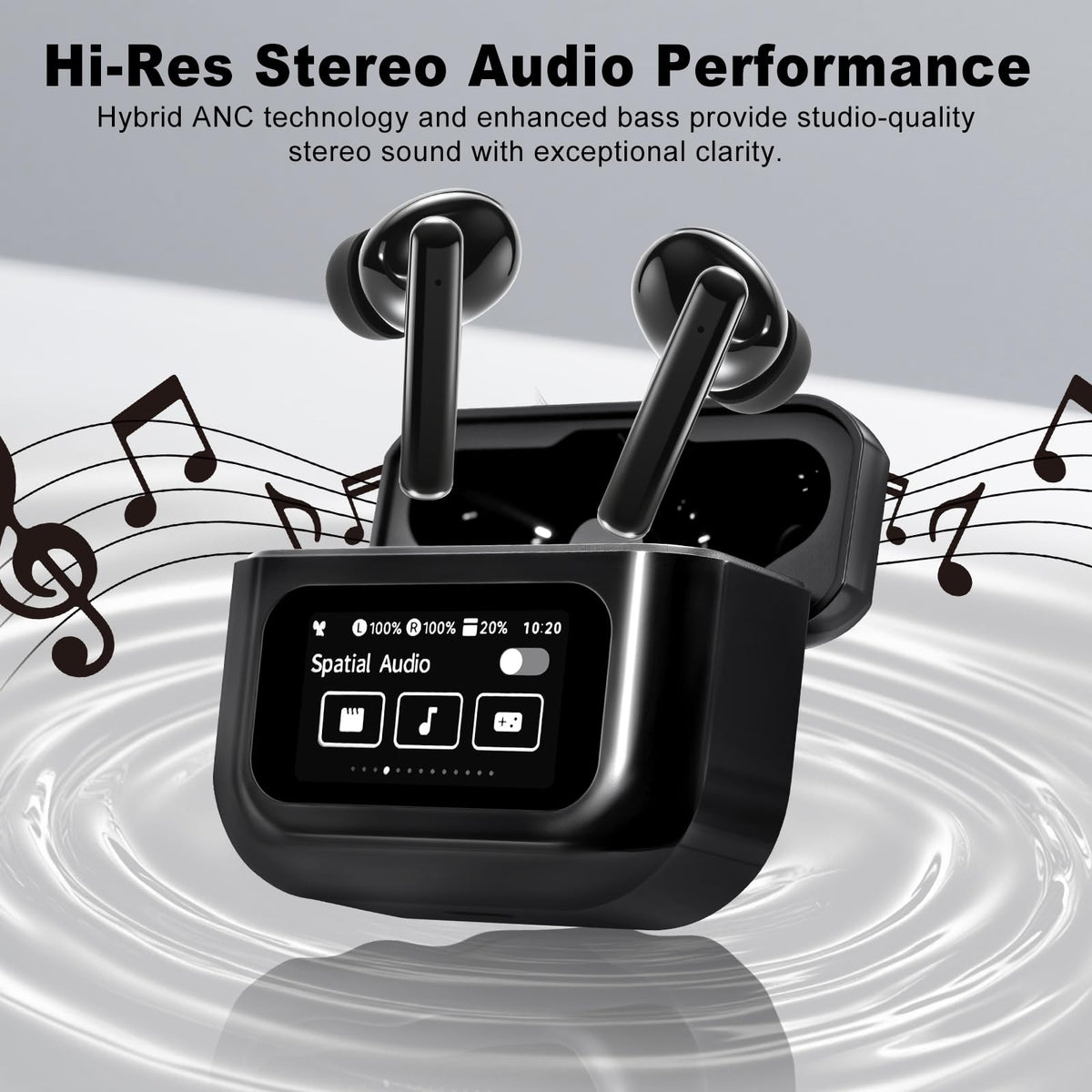 PIPIMOO 40-hour playback with 1-hour quick charging.