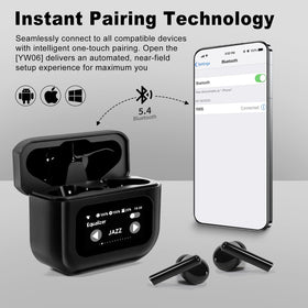 PIPIMOO Bluetooth 5.4 for fast pairing within 15 meters.